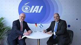 אירוע חתימת ההסכם, צילום: IAI